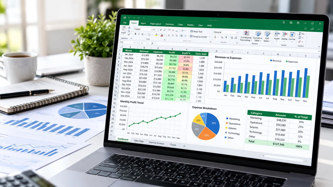 Excel — noldan professionalgacha