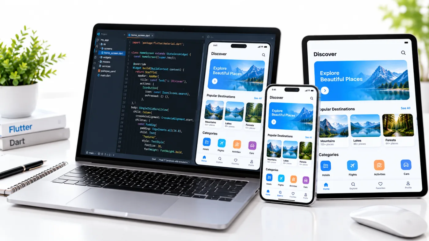 Flutter bilan mobil ilova yaratish